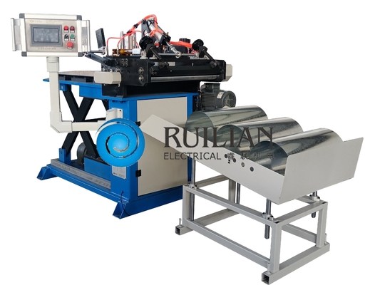 Cirkelwaaier 100mm de Luchtleidings Automatische Rond makende Machine 2KVA van de Buis Rolling Machine