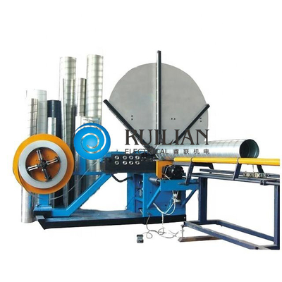 Lage de Luchtleidings Spiraalvormige Buis die van het KoolstofBladstaal tot Machine maken 650 T/min/Min